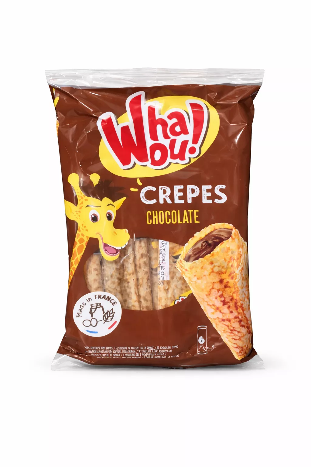 Whaou Crêpes au chocolat 6 X 32 gr/192 gr